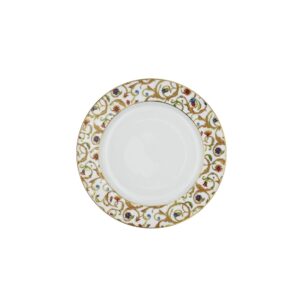 Piatto Piano Liscio Girali Decoro Fascia (26.5 cm)