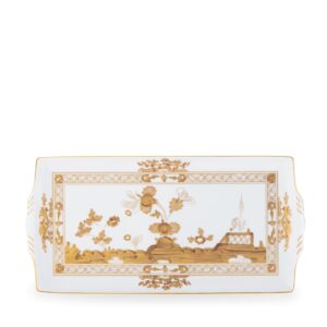 LARGE RECTANGULAR TRAY - AURUM ORIENTE ITALIANO - TESORI